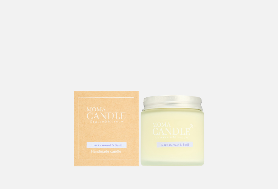 Изображение товара Ароматическая свеча MOMACANDLE Black currant & Basil