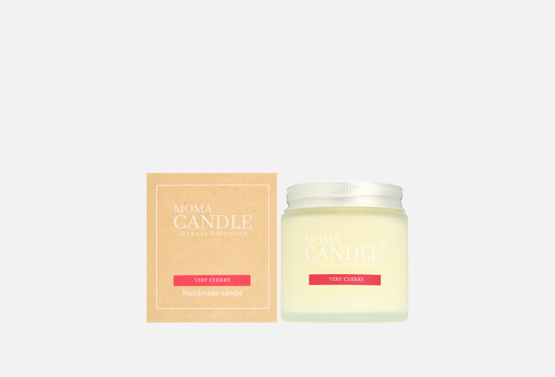 Изображение товара Ароматическая свеча MOMACANDLE Very Cherry 120 г натуральный кокосовый воск