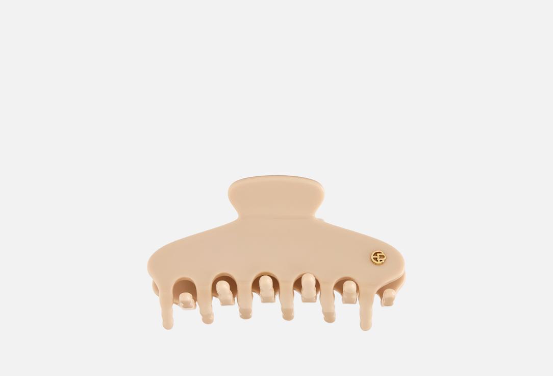 Изображение товара Заколка-краб для волос Evita Peroni Shark бежевый прочный материал