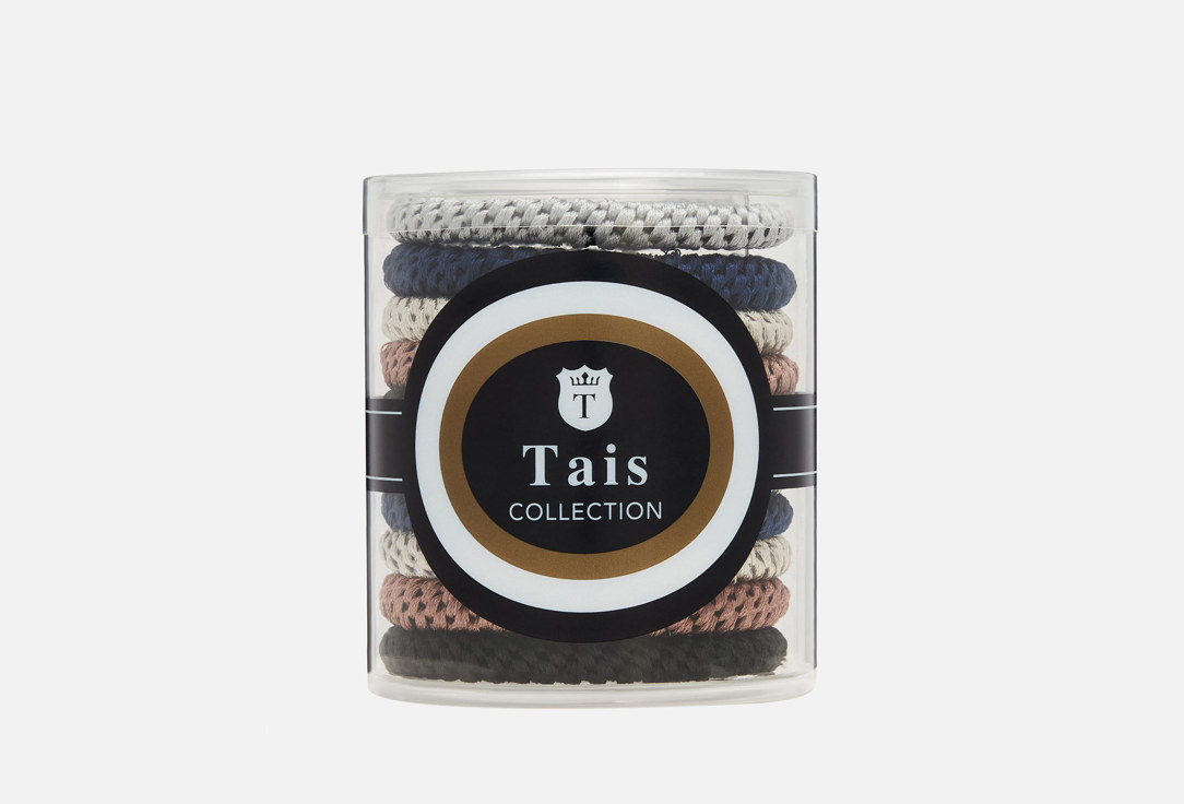 Изображение товара Набор резинок для волос Tais NARK8-4 mix 10 шт текстиль для фиксации причесок