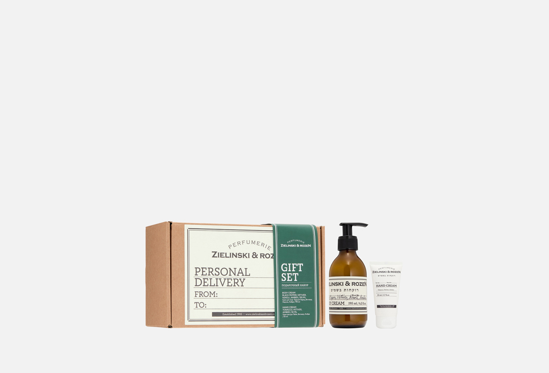 

Подарочный набор ухода за кожей рук и тела ZIELINSKI & ROZEN, №16 2 шт