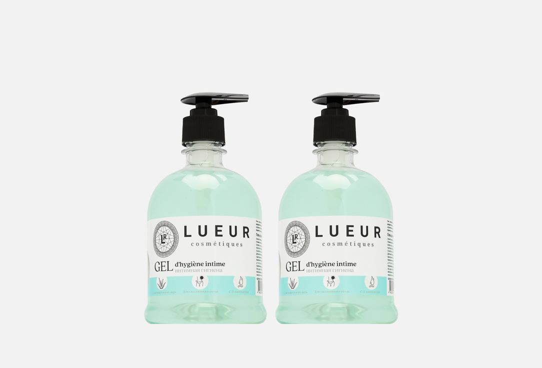 Изображение товара Набор гелей для интимной гигиены Lueur D-panthenol and aloe vera extract