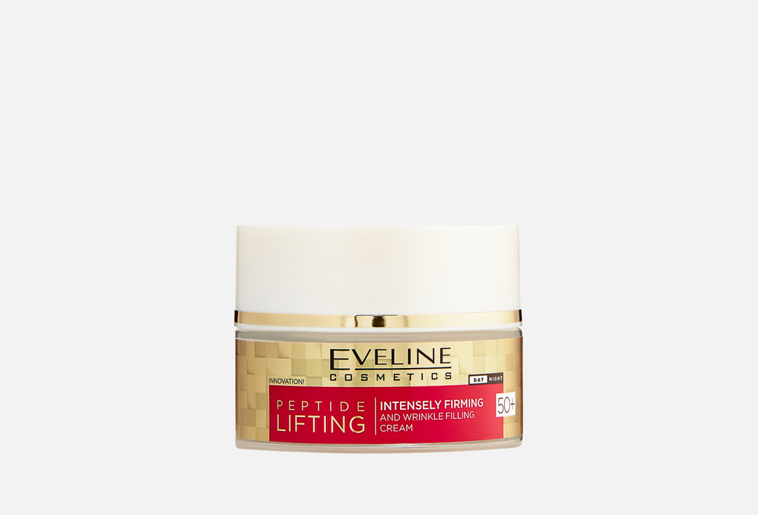 Изображение товара Укрепляющий крем для лица 50+ Eveline PEPTIDE LIFTING filling wrinkles 50 мл