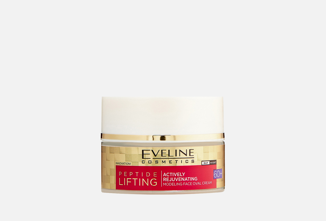 Изображение товара Омолаживающий крем для лица 60+ Eveline PEPTIDE LIFTING oval face modeling