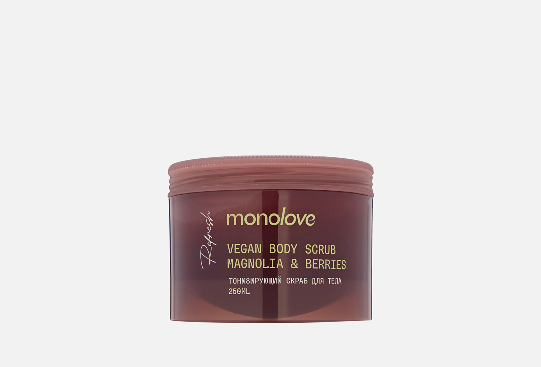 Изображение товара Тонизирующий скраб для тела Monolove Vegan Magnolia & Berries
