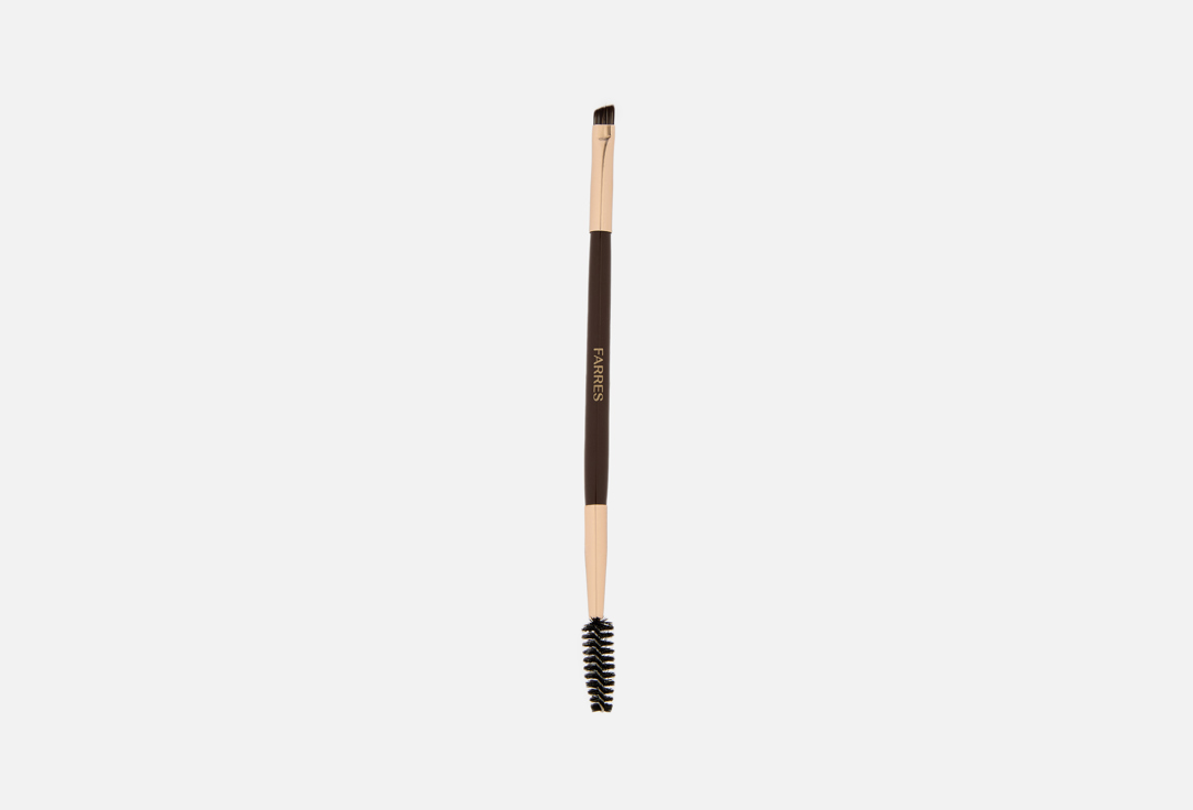 Изображение товара двухсторонняя кисть для бровей FARRES Double-sided eyebrow brush