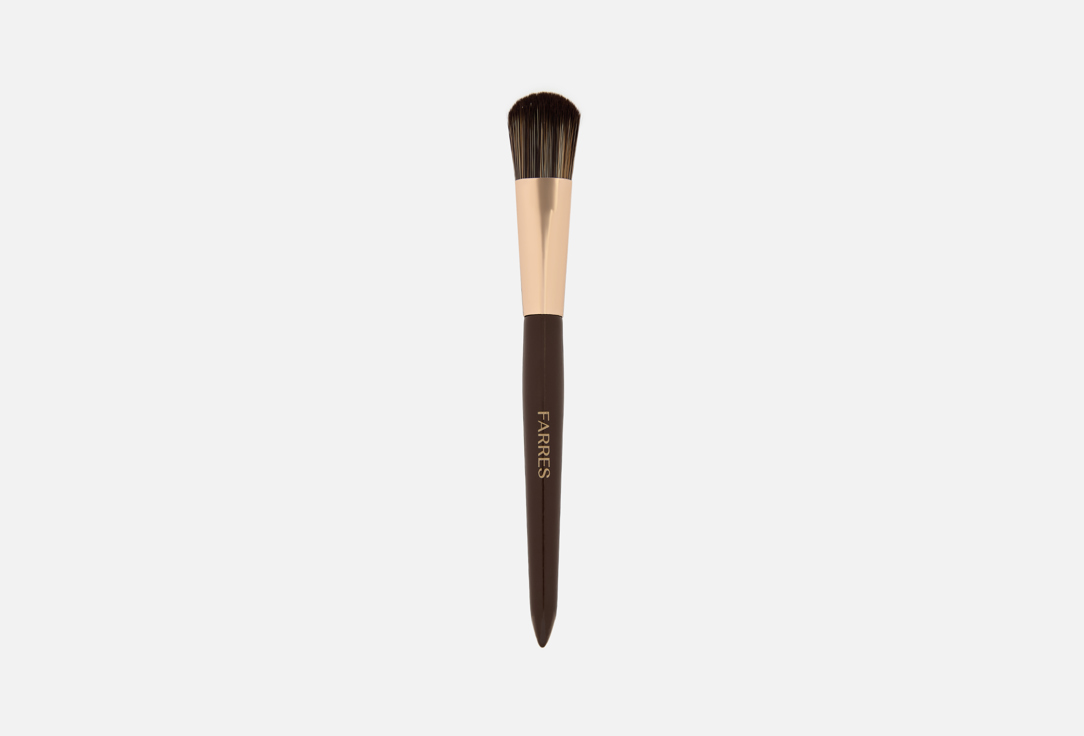 

Кисть для основы FARRES, Коричневый, Coffee-colored foundation brush 13.5 г