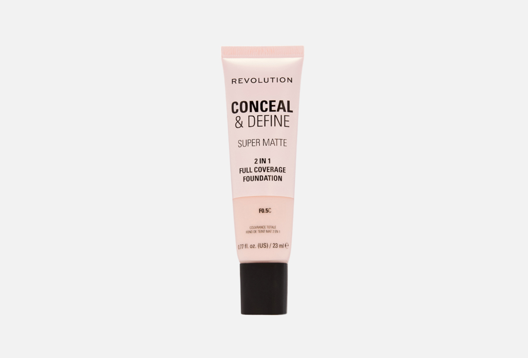 Тональная основа для лица MAKEUP REVOLUTION Conceal & define 23 мл