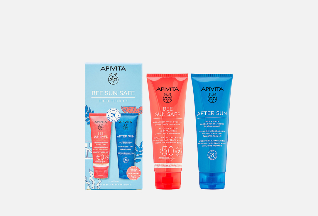 

Набор для ухода за кожей лица APIVITA, Bee sun safe Beach essentials 2 шт