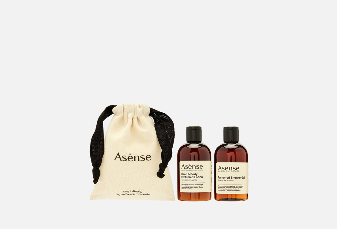 Изображение товара Дорожный набор средств для тела Asense Tobacco leaf & Vanilla