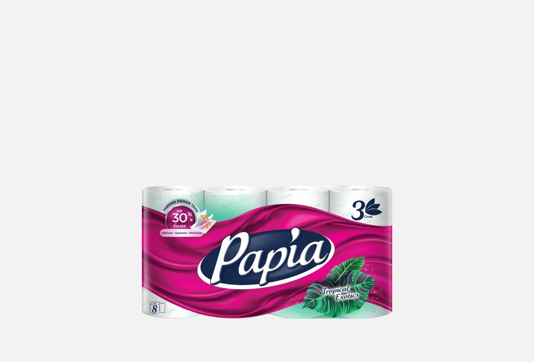 Изображение товара Туалетная бумага PAPIA Deluxe Tropical exotics