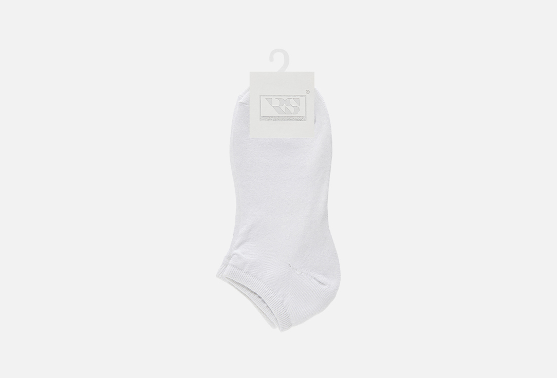 Изображение товара Женские носки R&S белые из хлопка с спандексом и латексом для женщин