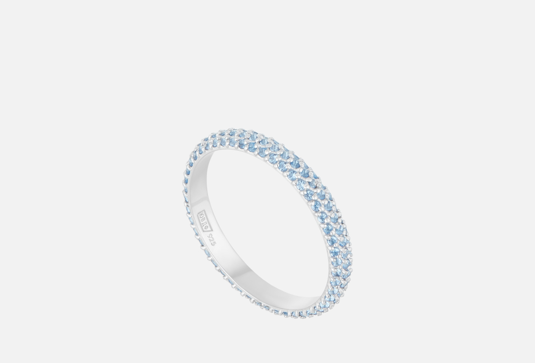 Изображение товара Кольцо серебряное Альтария Голубое сияние