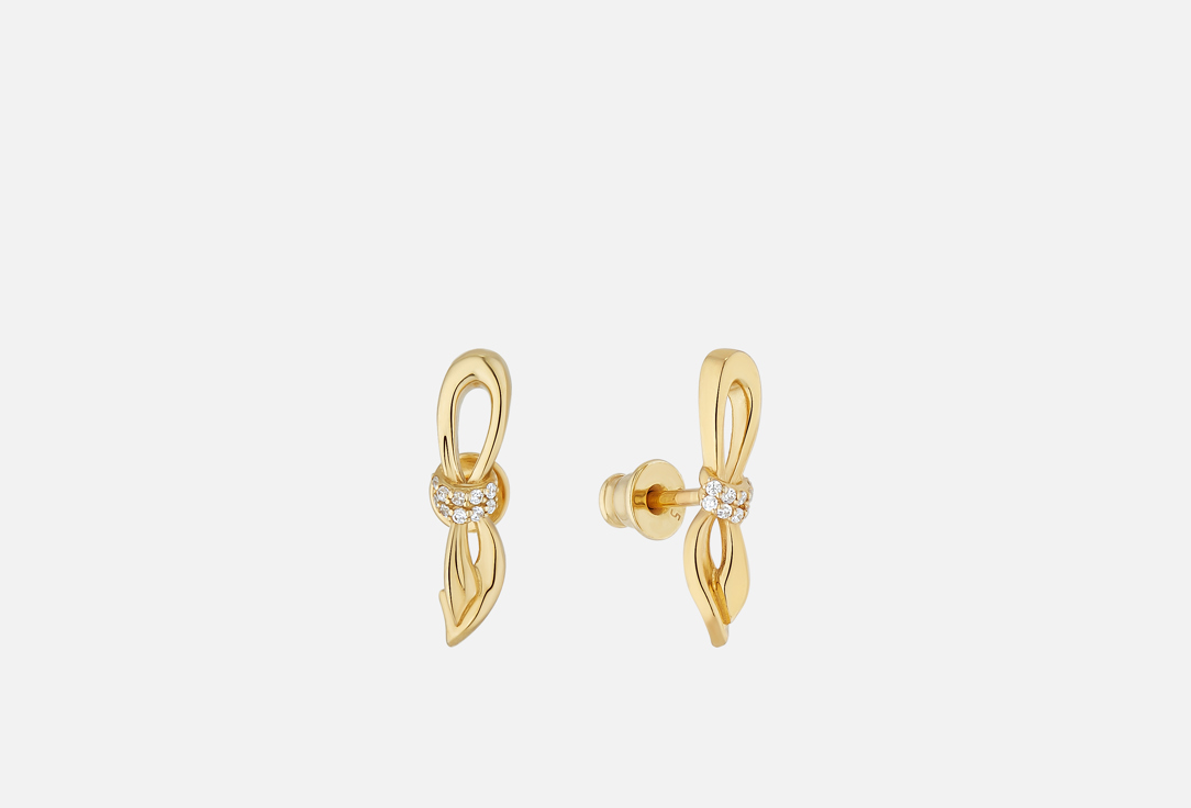 Изображение товара Серьги серебряные Альтария Золотой узелок