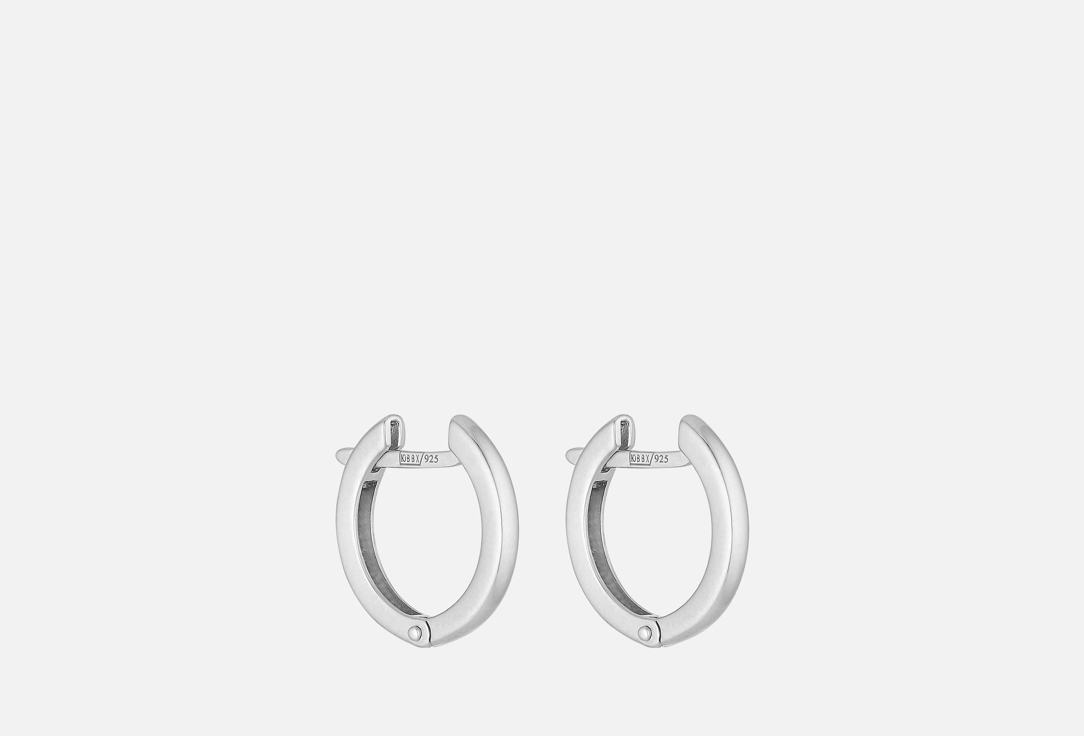 Изображение товара Серебряные серьги Альтария Каждый день с родиевым покрытием для женщин