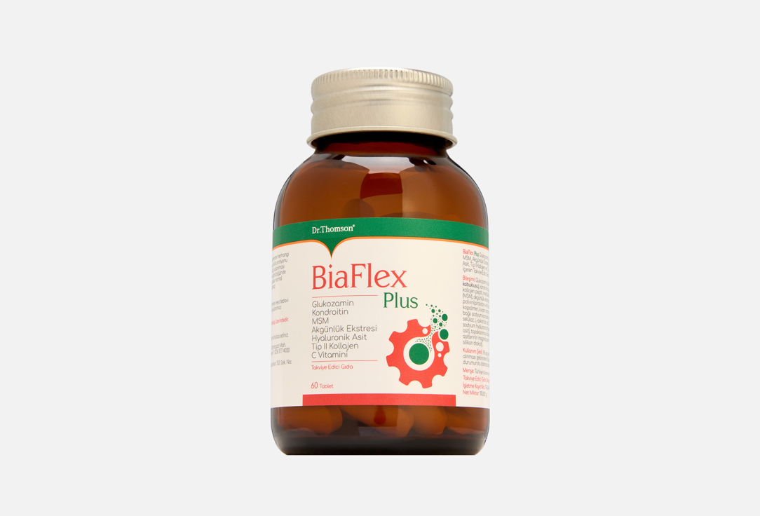 Изображение товара БАД для поддержки опорно-двигательного аппарата DR. THOMSON БиаФлекс Плюс в таблетках