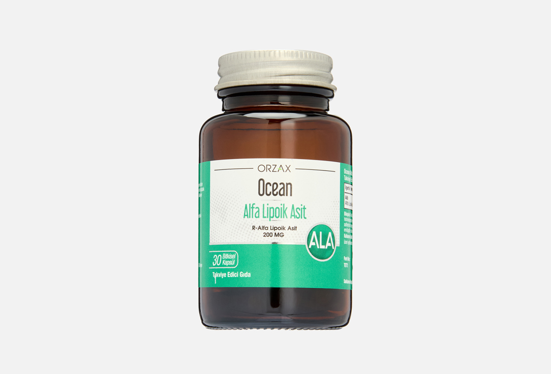 Изображение товара Альфа-липоевая кислота Orzax Ocean 200 мг в капсулах