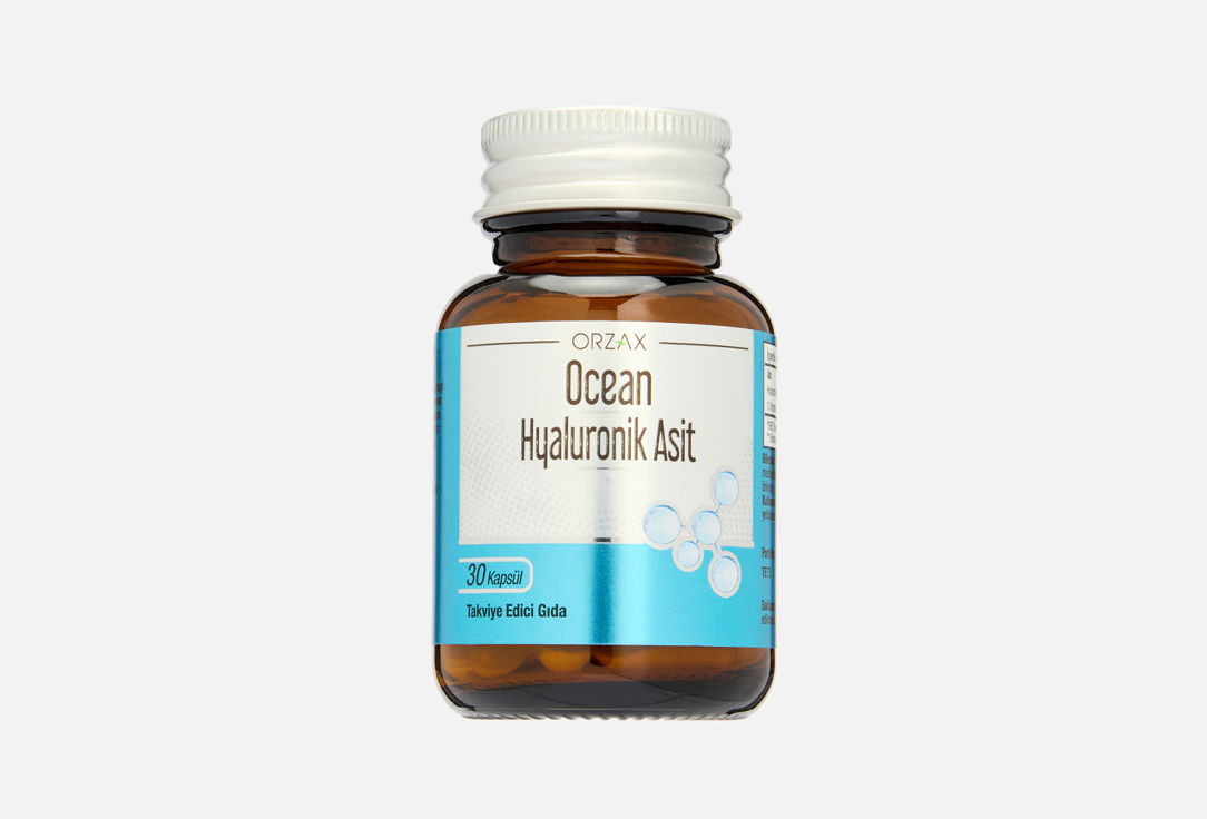 Изображение товара БАД для красоты кожи Orzax Ocean Гиалуроновая кислота и витамин C в капсулах
