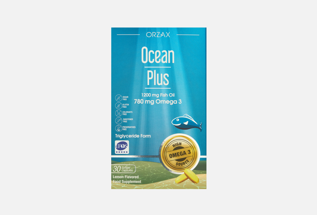 Изображение товара Омега-3 Orzax Ocean плюс 780 мг в капсулах