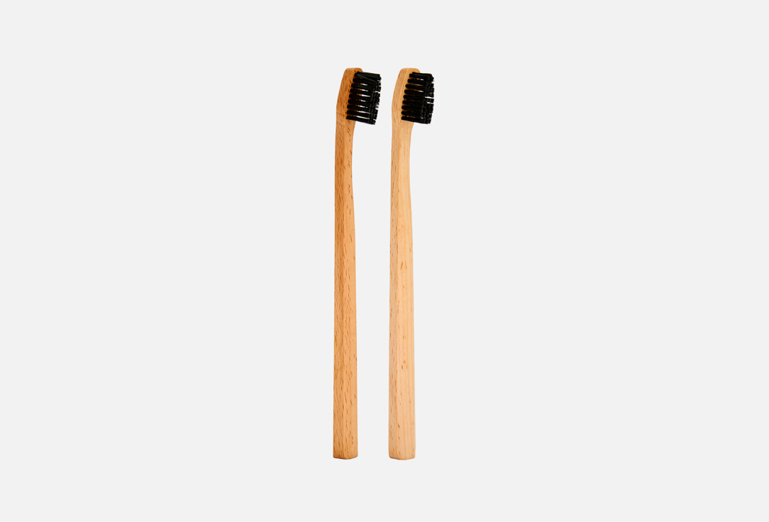 Изображение товара Набор зубных щеток ECOBRUSH wooden ТВ-002, soft
