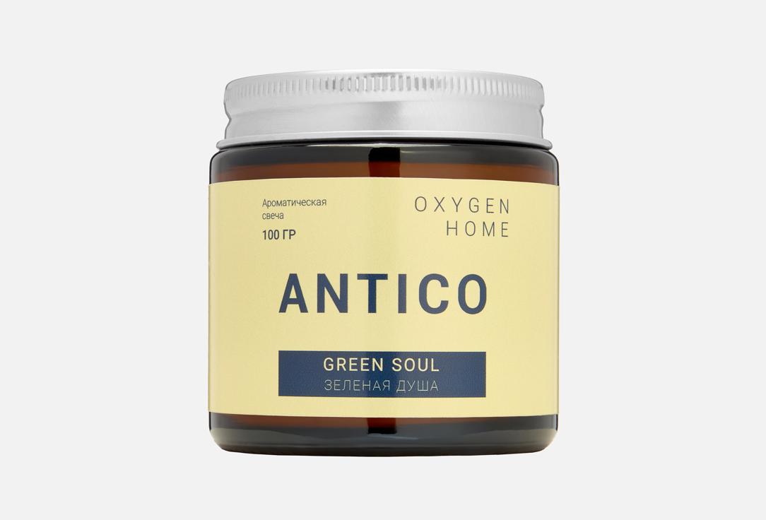 

Ароматическая свеча OXYGEN HOME, Зеленая душа 100 г
