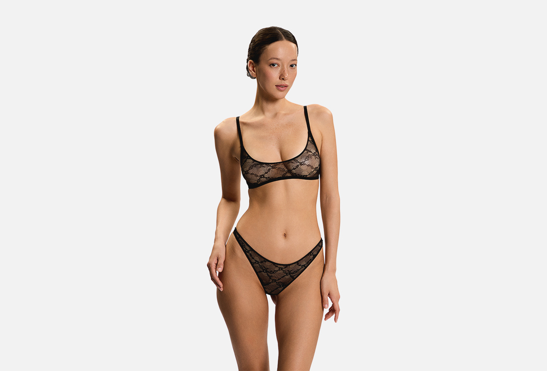 Бюстгальтер-бралетт INFINITY LINGERIE Arana черный L мл