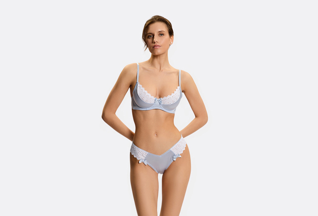 Изображение товара Трусы стринги-бразилиано Infinity Lingerie Gulisa светло-голубые