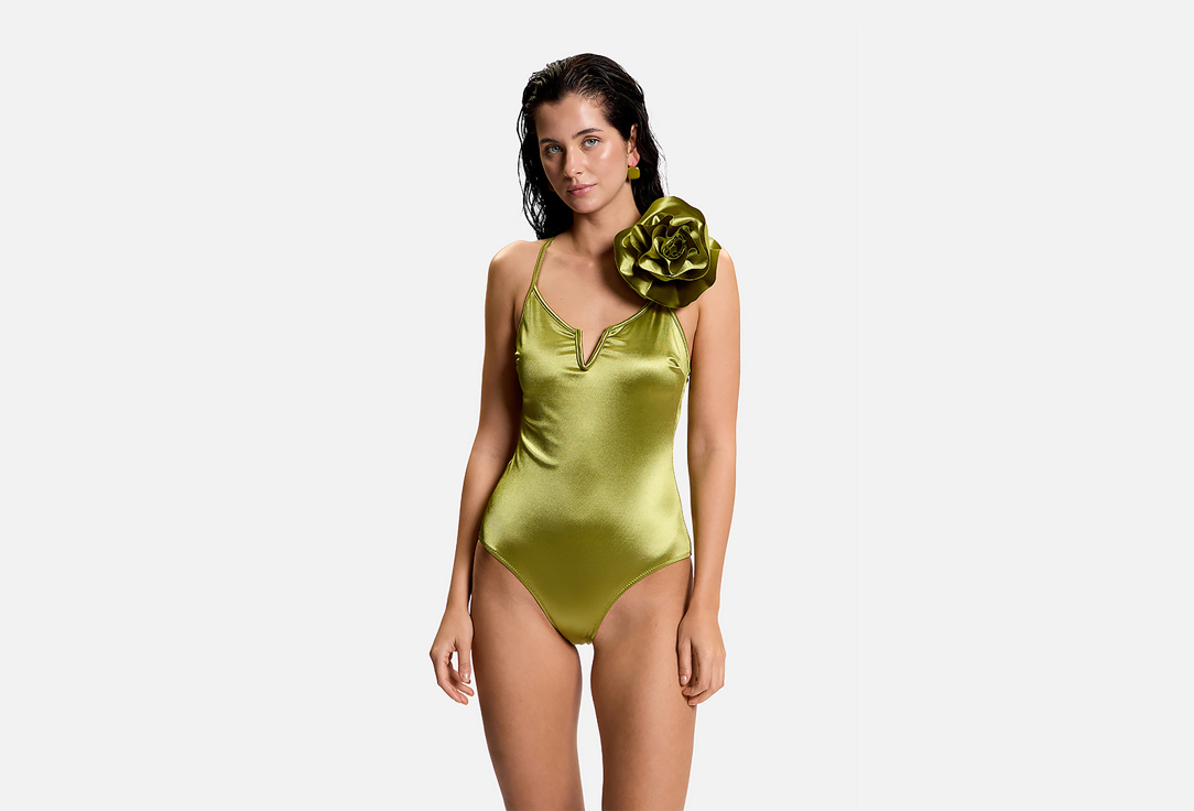 Изображение товара Слитный купальник Infinity Lingerie Laima хаки для женщин стильный и комфортный