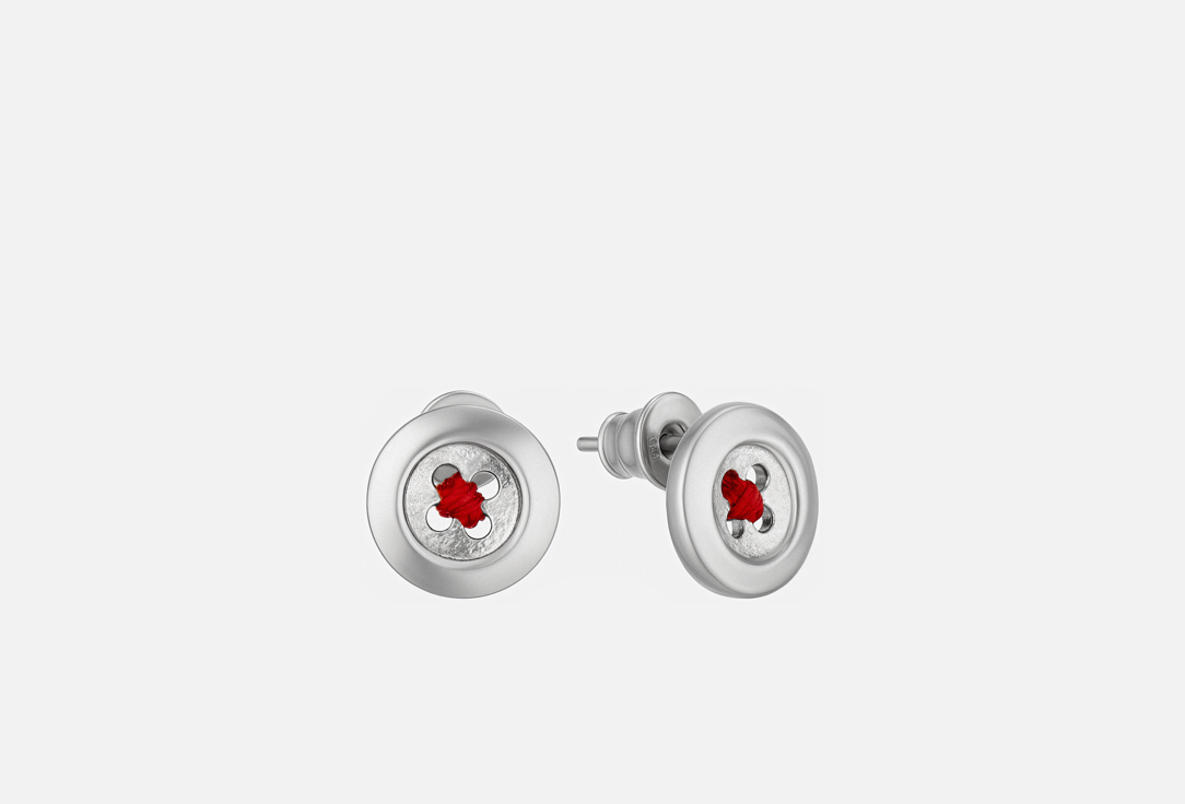 

Серьги серебряные LAMA, Silver Earrings 2 шт