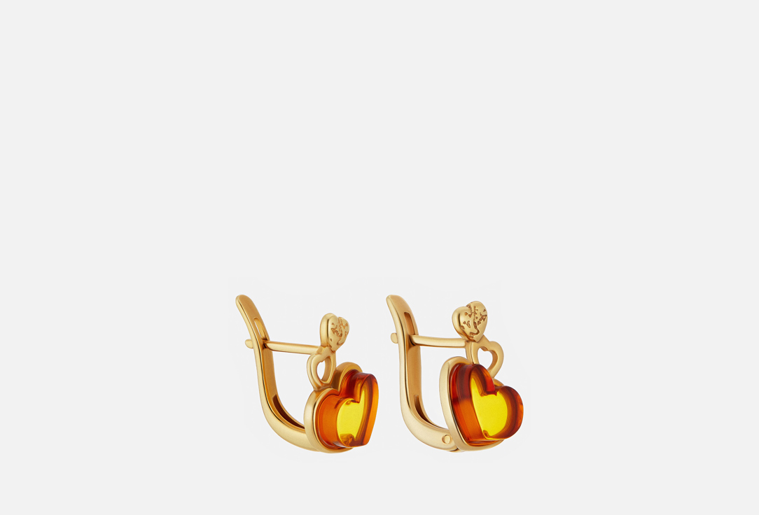 Изображение товара Серьги серебряные Sun Stone Silver earrings with amber