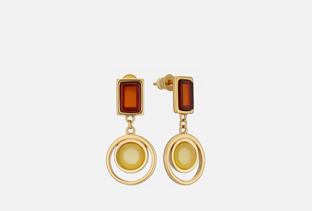 Изображение товара Серьги серебряные Sun Stone Silver earrings with amber