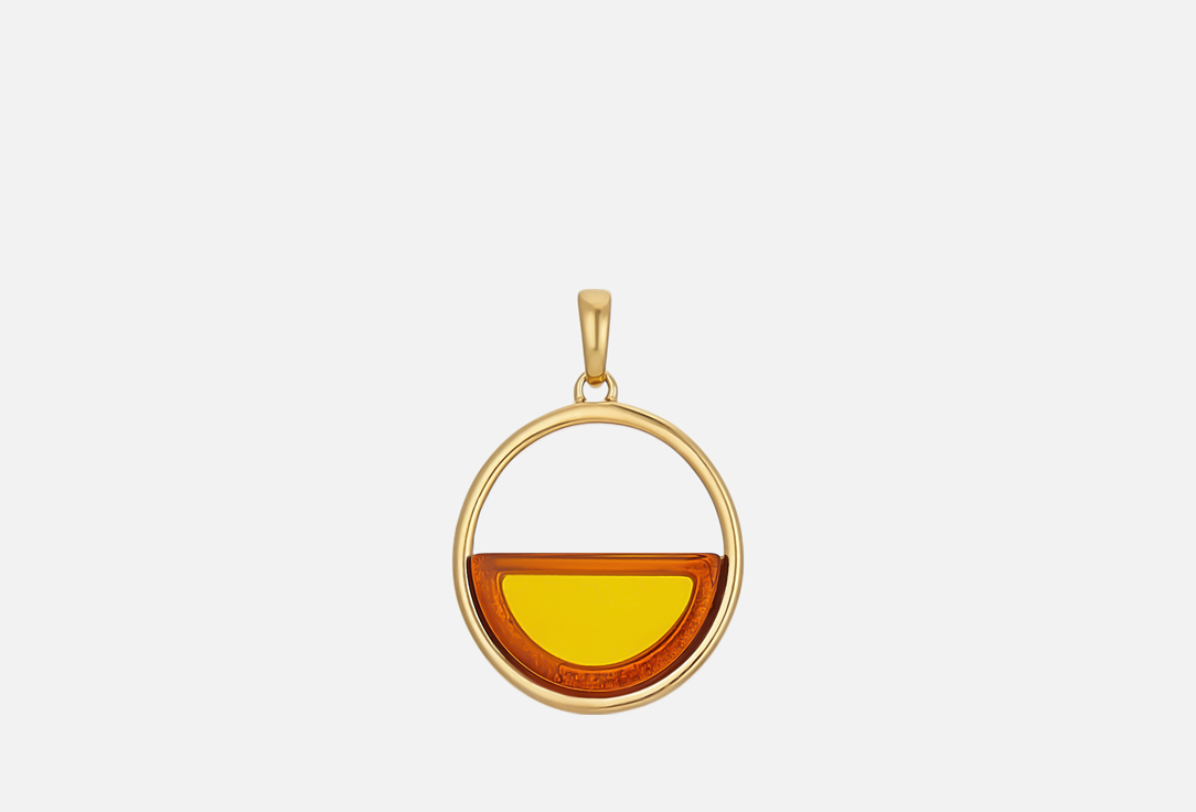 Изображение товара Кулон серебряный Sun Stone Silver Amber Pendant