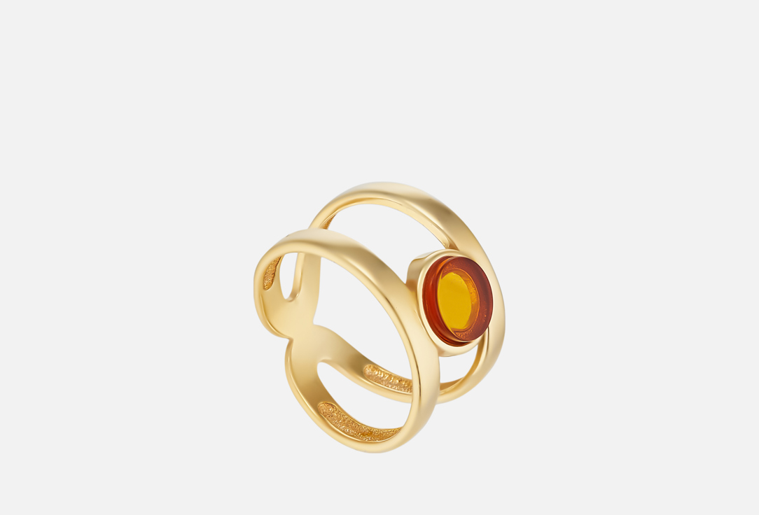 Silver ring with amber 15,5 мл