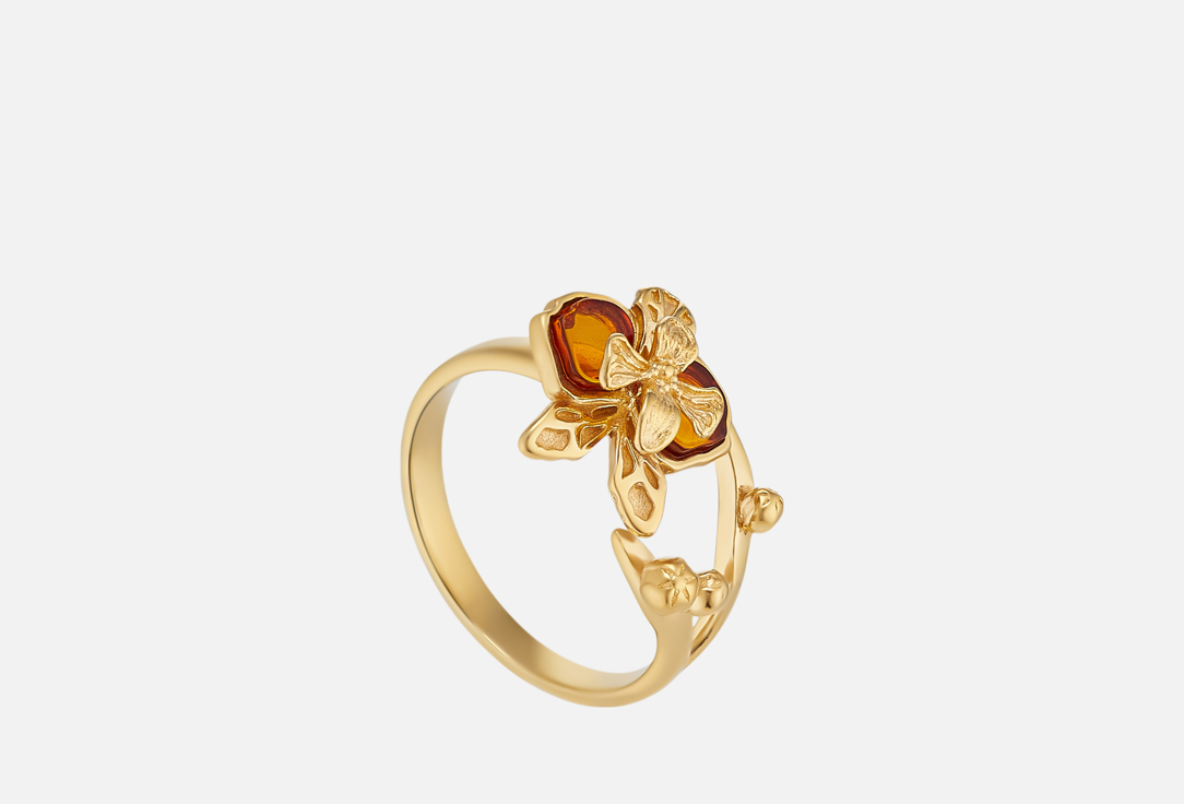 Silver ring with amber 19,5 мл