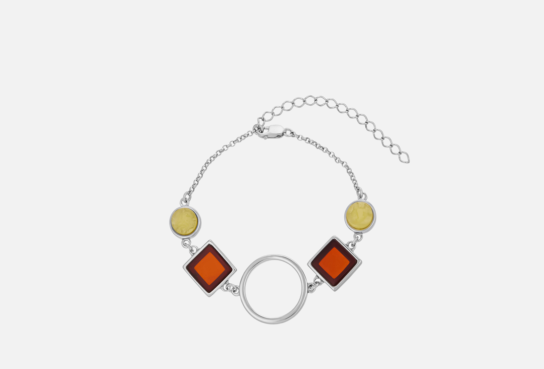 Изображение товара браслет Серебряный Sun Stone Silver amber bracelet