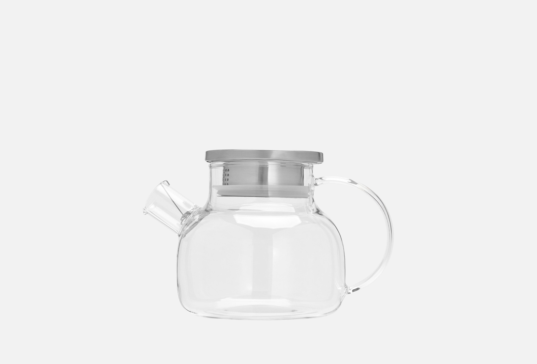 Изображение товара Стеклянный чайник Regent inox FRANCO с фильтр-ситечком и крышкой 800 мл