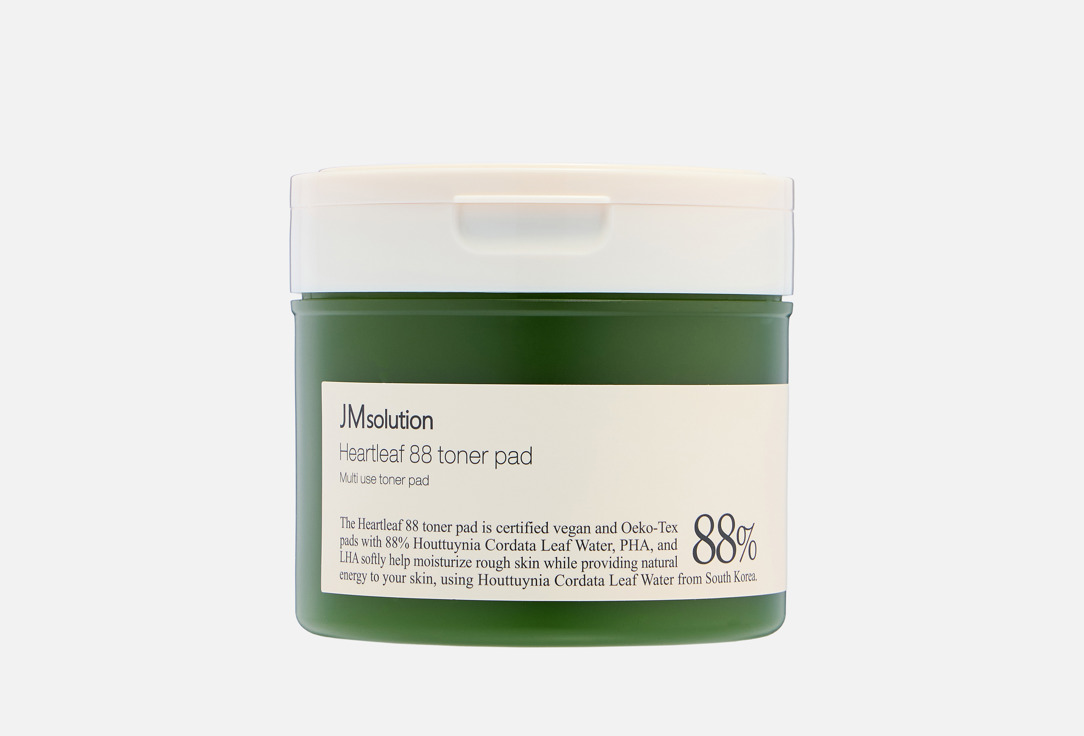 Изображение товара Диски для лица с гидролатом хауттюйнии JMsolution Heartleaf 88 toner