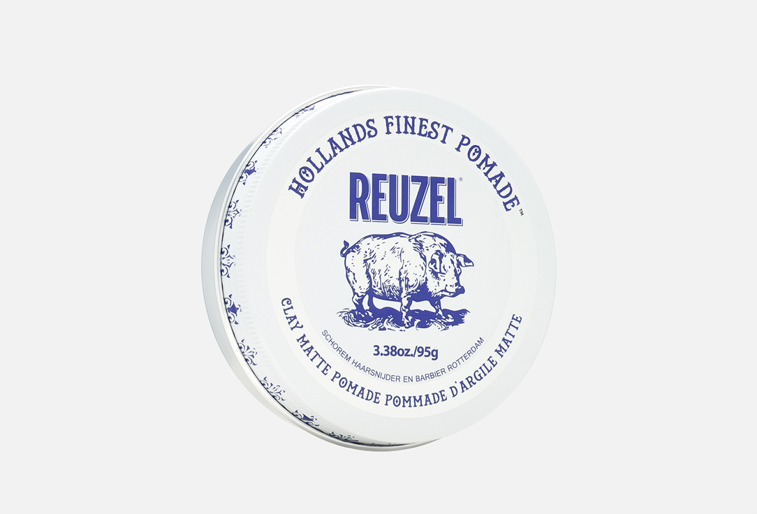 Помада для укладки волос REUZEL Clay Matte 95 г