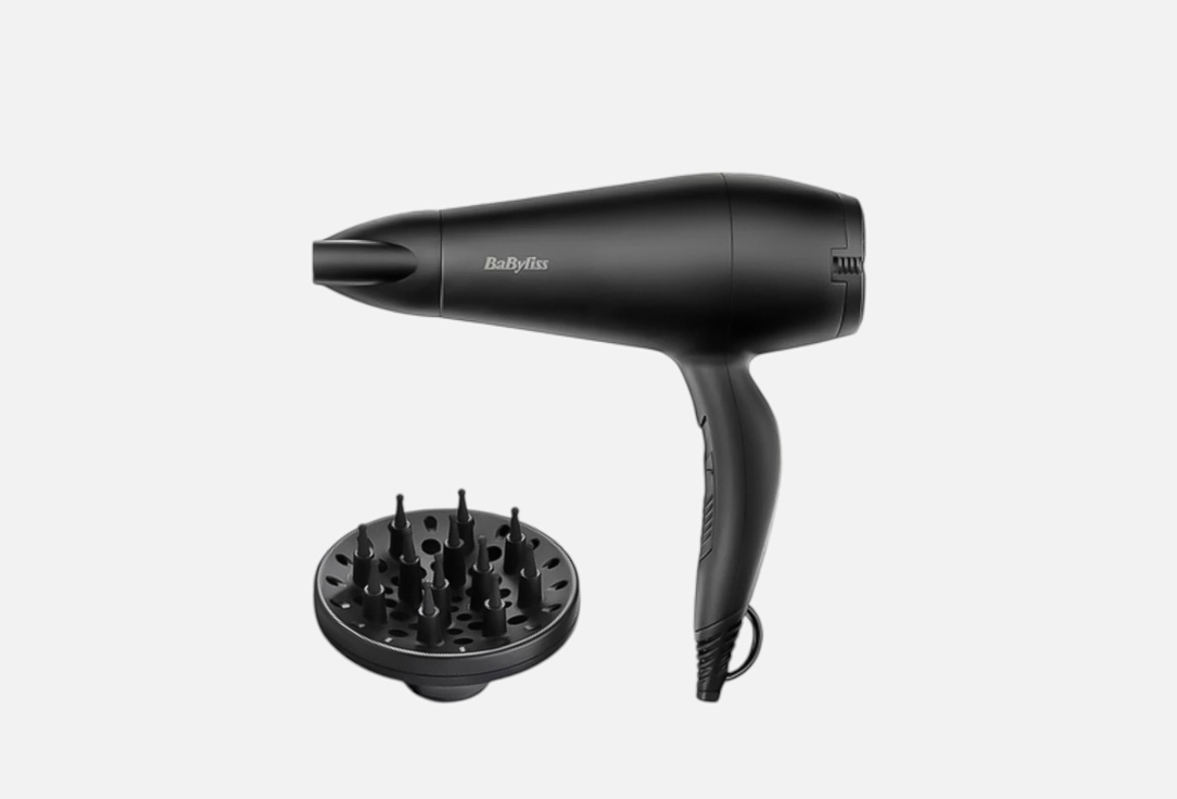 

Фен BABYLISS, Черный, D215DE 1 шт