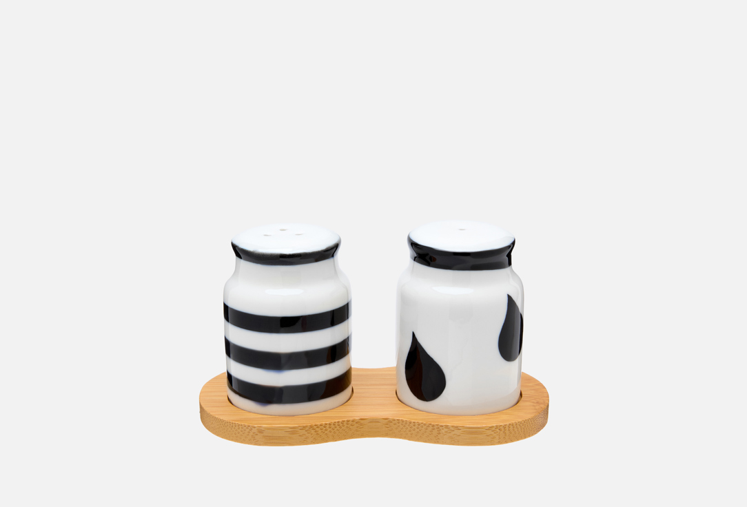 

Набор для специй BONA DI, Принт, Bianco&Nero, 12,5*6,5*7см 1 шт