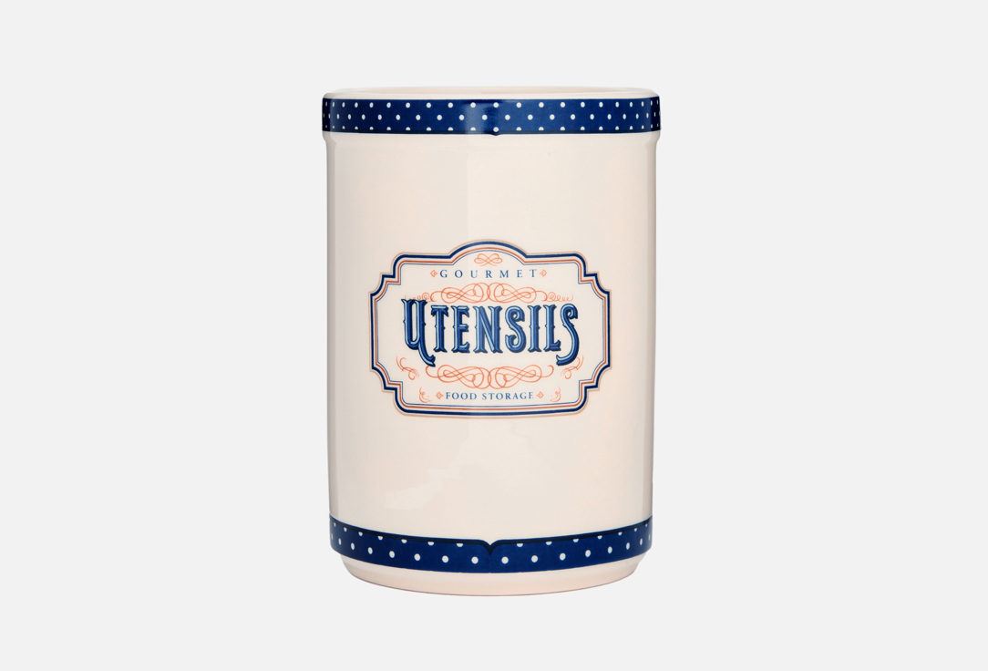 

Подставка для столовых приборов DOLOMITE, Принт, Gourmet, 9х9х14см 1 шт