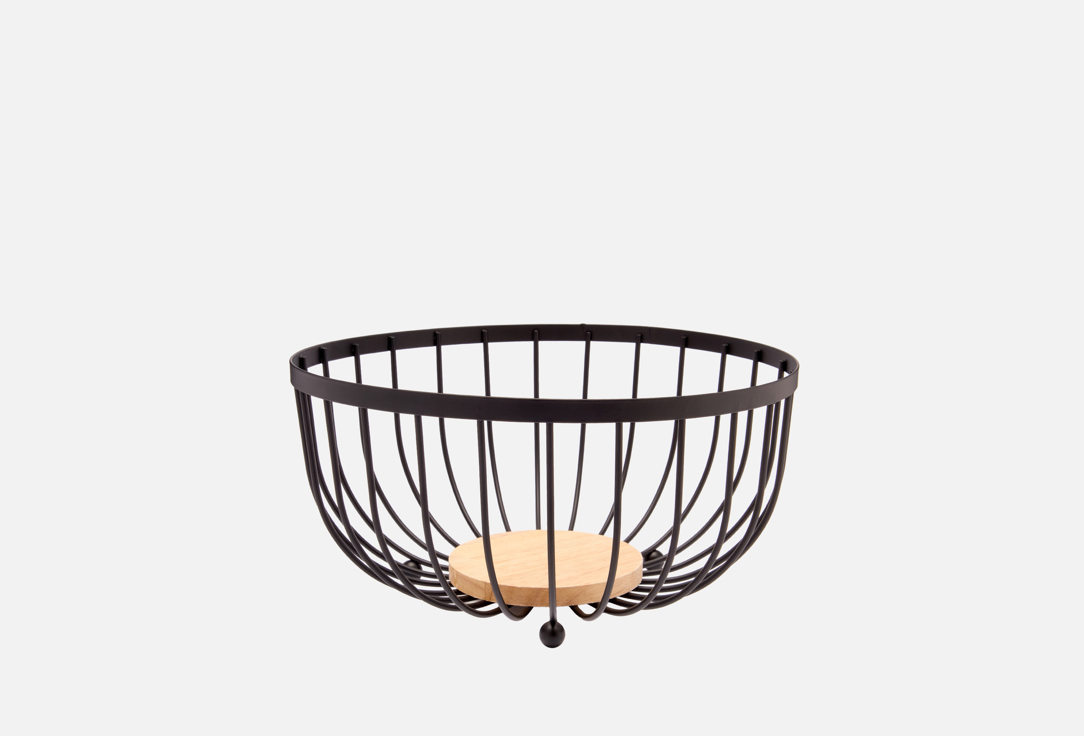 

Фруктовница NOUVELLE DAILY, Черный, D=25см, h=12,5см 1 шт