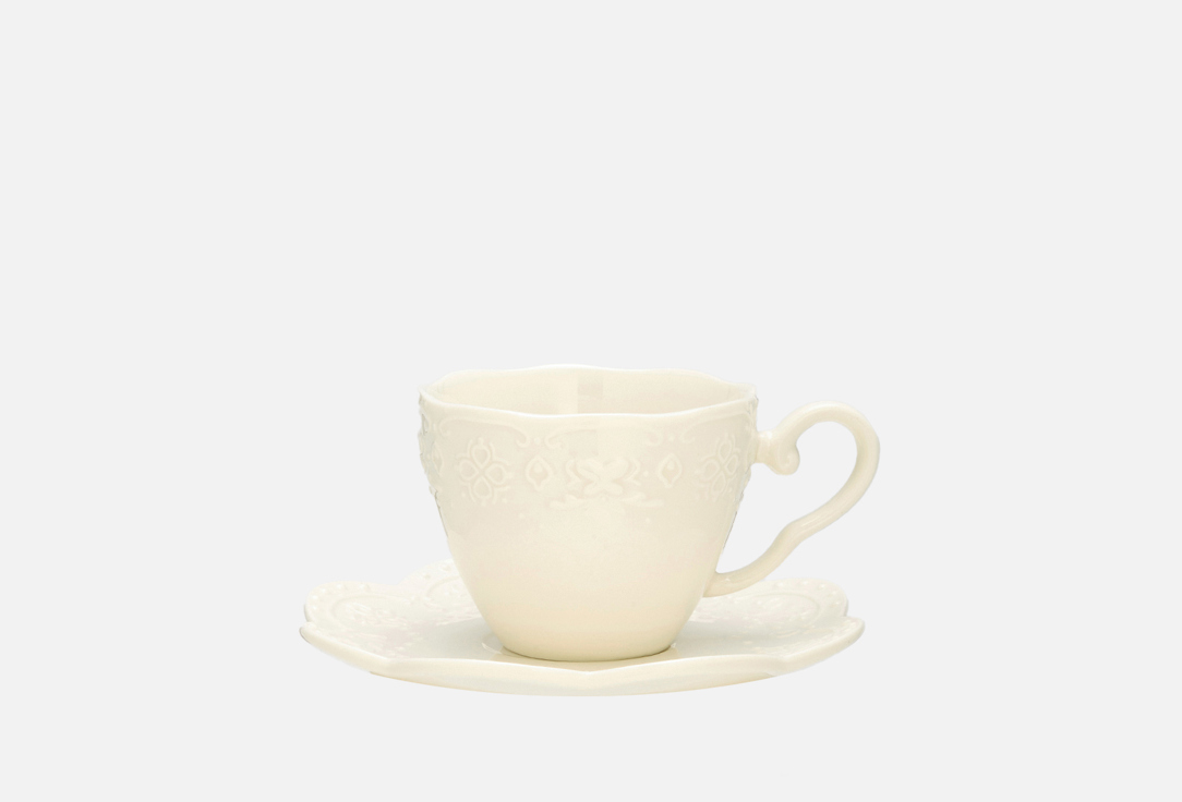 Изображение товара Чашка с блюдцем Nouvelle Home Маршмеллоу