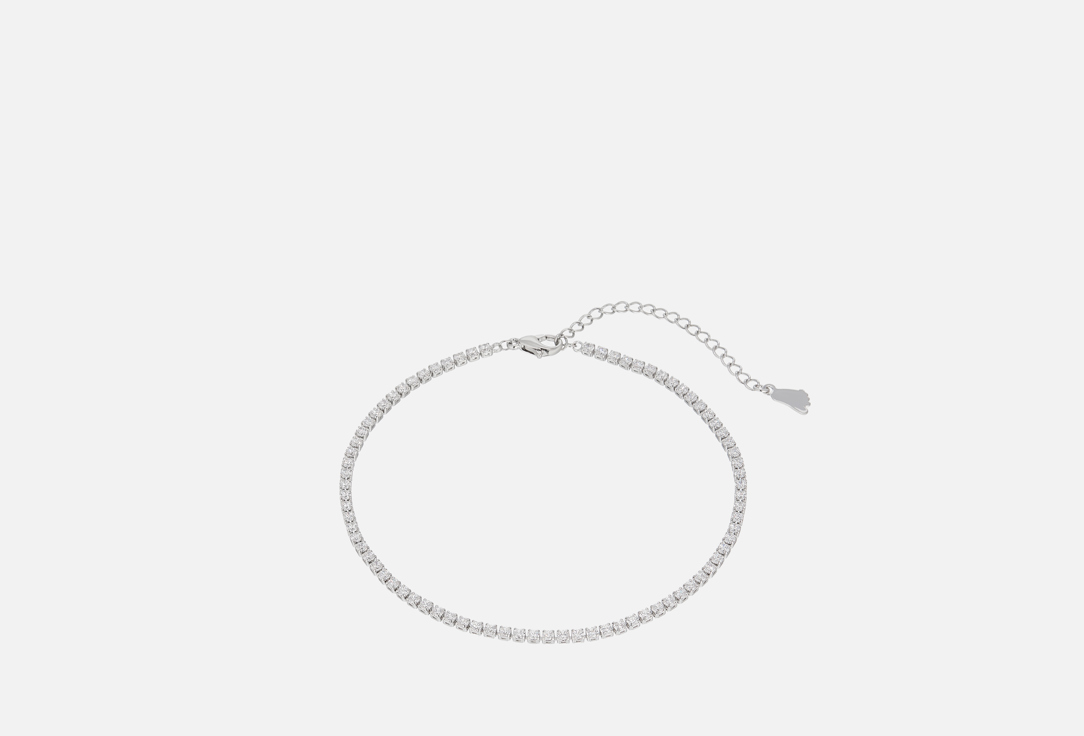 Изображение товара Анклет Jewel4u Crystal для женщин с стразами 25 см серебристый