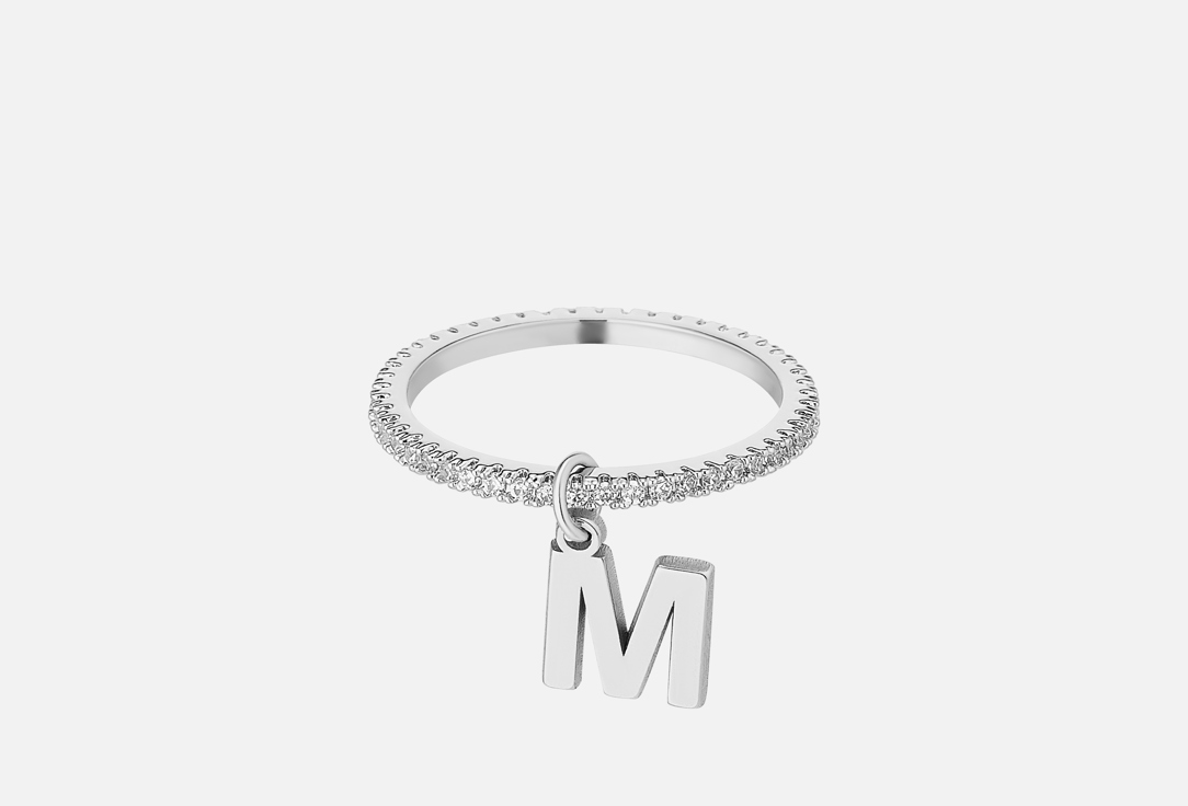 

Кольцо JEWEL4U, Буква м 17 мл