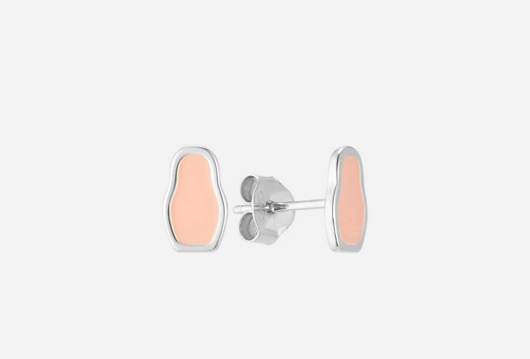 Изображение товара Серьги-гвоздики Серебряные Matryoshka TINY