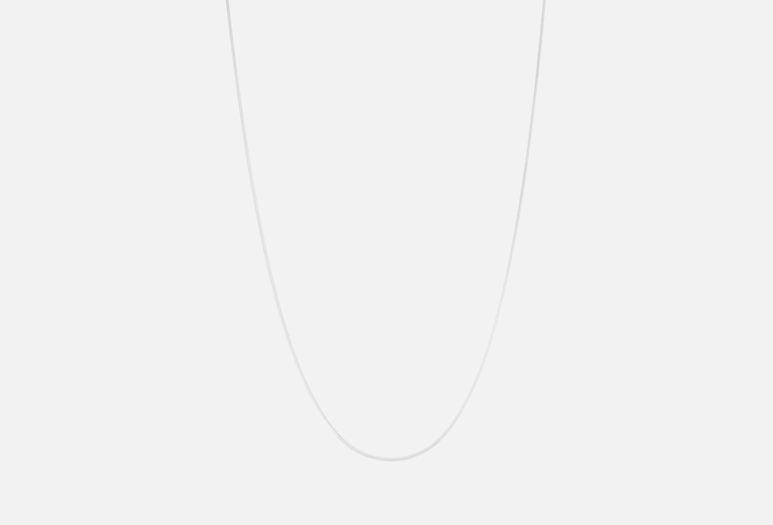 Изображение товара Серебряная цепочка Tosya Снейк квадратный 40 см пробы 925 с родированием