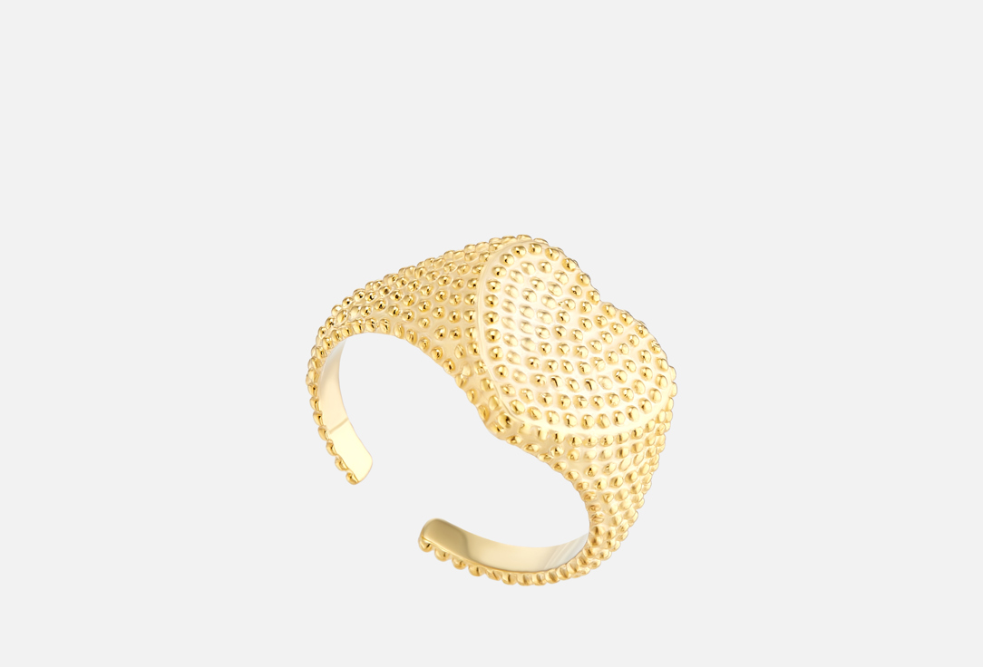 Кольцо серебряное LOVEMIRRO Takaya golden 17 мл