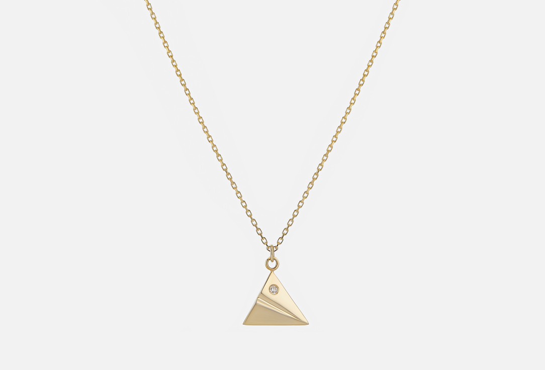 Изображение товара Колье серебряное LOVEMIRRO Plane golden