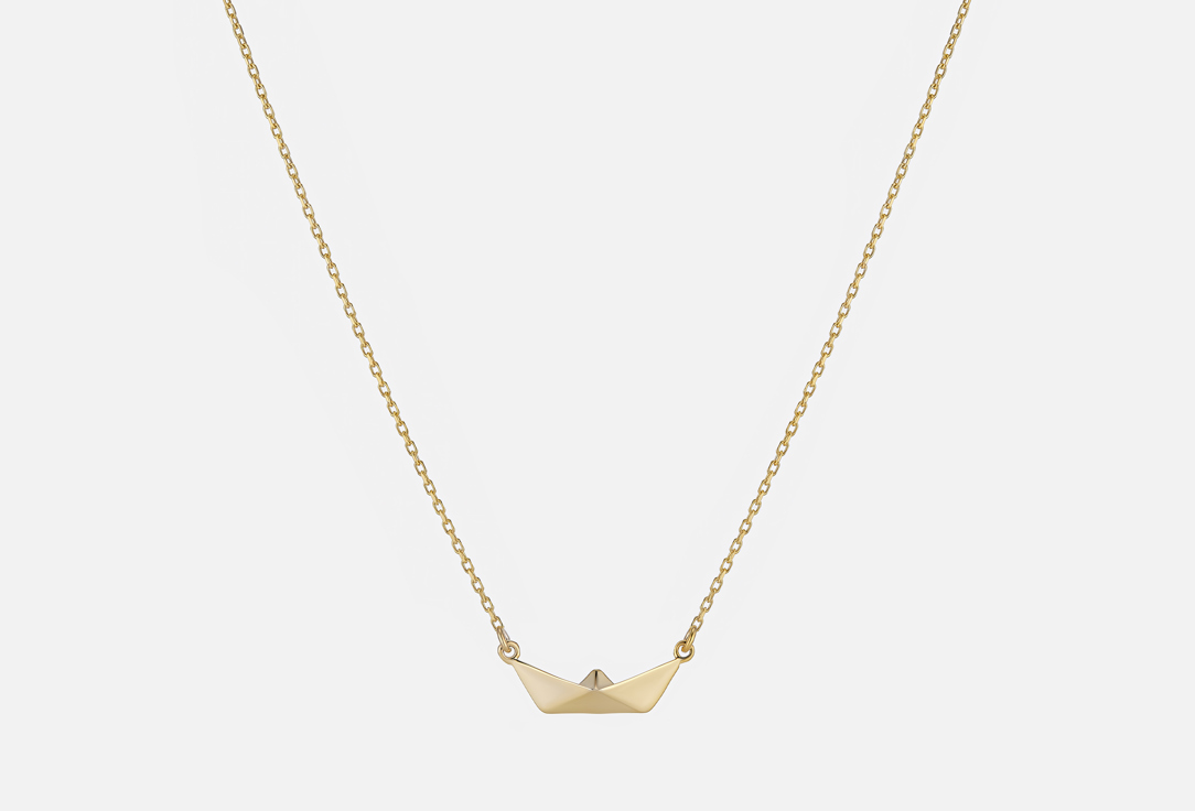 Изображение товара Колье серебряное LOVEMIRRO Ship golden